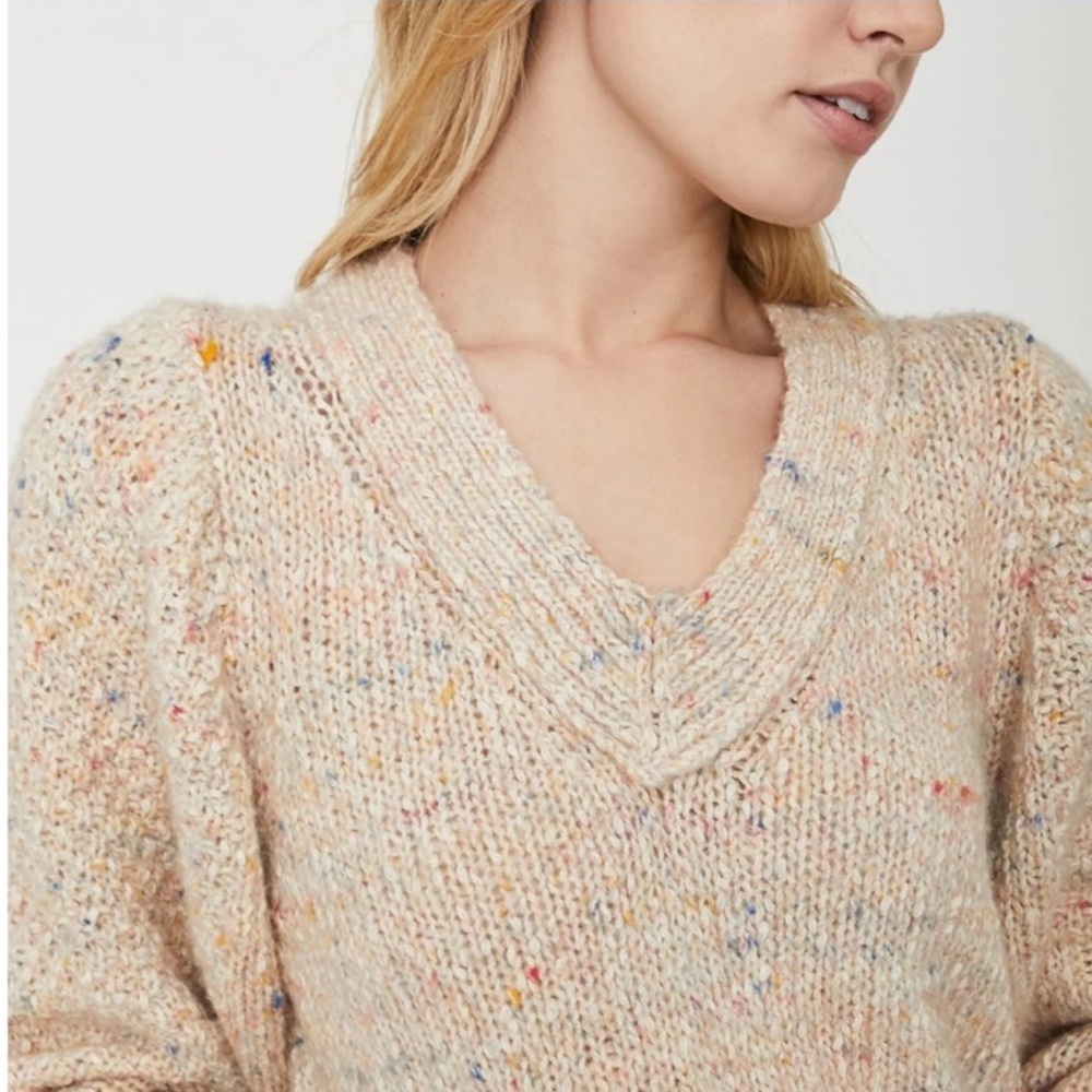 BROCHU WALKER ANDRAIN ALPACA WOOL SAFFRON
MULTI COLOR SWEATER SIZE XS - Picture 2 of 15